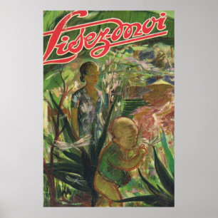 Lisez Moi-Abdeckung; Im Garten Poster