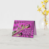 Lisianthus 6457 Beileidskarte fertigen besonders Karte (Gelbe Blume)