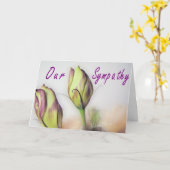 Lisianthus Beileidskarte Karte (Gelbe Blume)