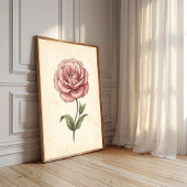 Lisianthus-Botanik-Wandkunst-Drucke Poster