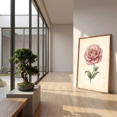 Lisianthus-Botanik-Wandkunst-Drucke Poster