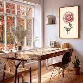 Lisianthus-Botanik-Wandkunst-Drucke Poster