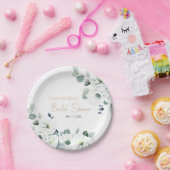 Lisianthus succulent Ivory Botany Brautparty Pappteller (Party)