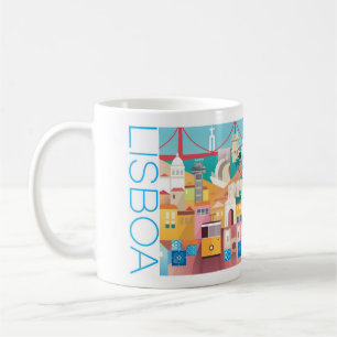 Lissabon 11oz oder 15oz Tasse