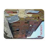 Lissabon Alfama Street Kühlschrankmagnet Magnet (Horizontal)