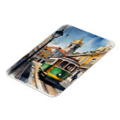 Lissabon Aquarellkunst Magnet (Linke Seite)
