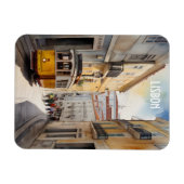 Lissabon Aquarellkunst Magnet (Horizontal)