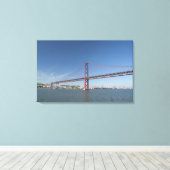 Lissabon (auch Lissabon genannt). Ponte Leinwanddruck (Insitu (Holzboden))