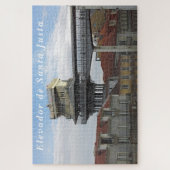 Lissabon. Aufzug Santa Justa. Puzzle (Vertikal)