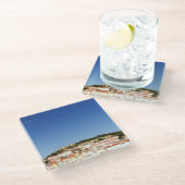 Lissabon - Blick auf Portugal - Foto Glasuntersetzer (Schrägansicht)