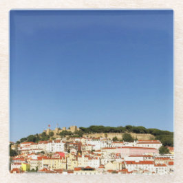 Lissabon - Blick auf Portugal - Foto Glasuntersetzer