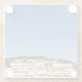 Lissabon - Blick auf Portugal - Foto Glasuntersetzer (Rückseite)