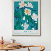Lissabon Blumenmarkt Botanisch Poster