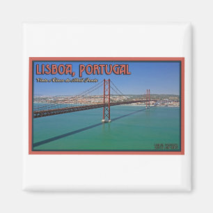 Lissabon - Brücke 25. April Magnet