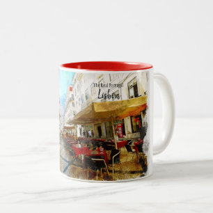 Lissabon - Das wahre Portugal Zweifarbige Tasse