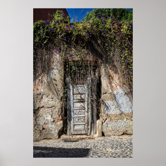 Lissabon Detail Altstadt Portugal Poster (Vorne)