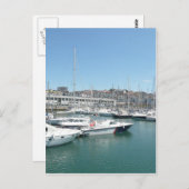 Lissabon Docks Postkarte (Vorne/Hinten)