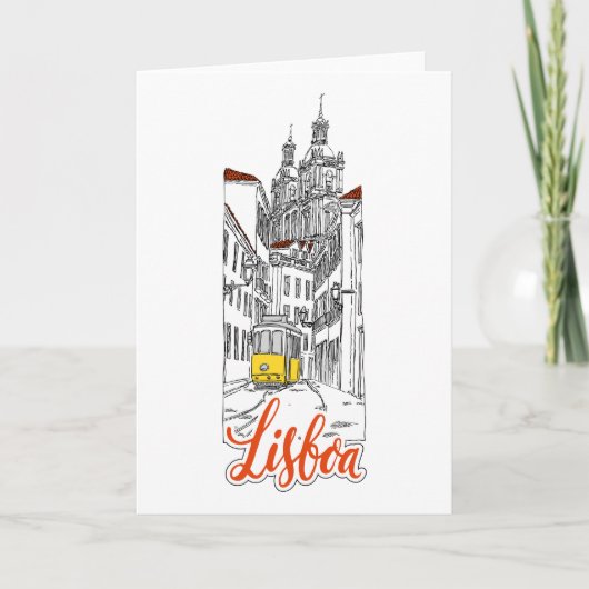 Lissabon Einladung (Vorderseite)