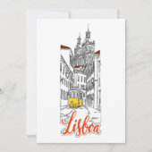 Lissabon Feiertagskarte (Vorderseite)