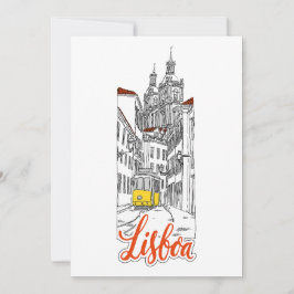 Lissabon Feiertagskarte