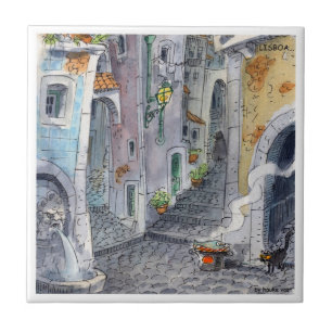 Lissabon-Fliese Alfama2 Fliese