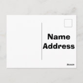 Lissabon-Gebäude Postkarte (Rückseite)