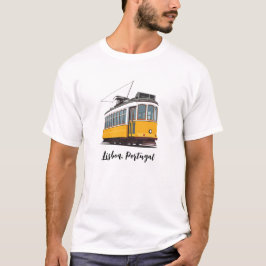 Lissabon Gelbe Straßenbahn T-Shirt