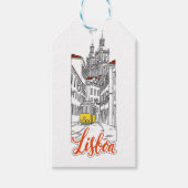 Lissabon Geschenkanhänger (Vorderseite)