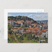 Lissabon - Grünes Portugal Postkarte (Vorne/Hinten)