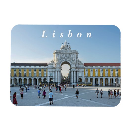 Lissabon. Handelsplatz. Magnet (Horizontal)