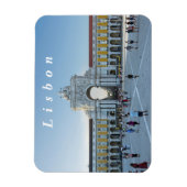 Lissabon. Handelsplatz. Magnet (Vertikal)