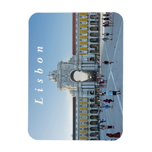 Lissabon. Handelsplatz. Magnet (Vertikal)