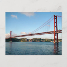 Lissabon-Hängebrücke Postkarte