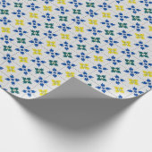Lissabon hübsche Fliesen oder Azulejo-Muster Geschenkpapier (Ecke)