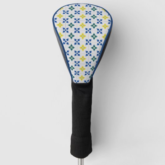 Lissabon hübsche Fliesen oder Azulejo-Muster Golf Headcover (Vorderseite)