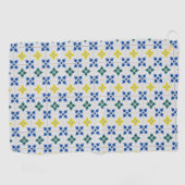 Lissabon hübsche Fliesen oder Azulejo-Muster Golfhandtuch (Horizontal)