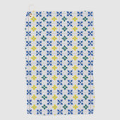 Lissabon hübsche Fliesen oder Azulejo-Muster Golfhandtuch (Vorderseite)