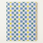 Lissabon hübsche Fliesen oder Azulejo-Muster Planer (Rückseite)