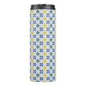 Lissabon hübsche Fliesen oder Azulejo-Muster Thermosbecher (Rückseite)