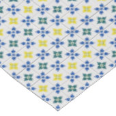 Lissabon hübsche Fliesen oder Azulejo-Muster Tischdecke (Schrägansicht)