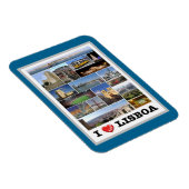 Lissabon - I Liebe - Portugal - Magnet (Rechte Seite)