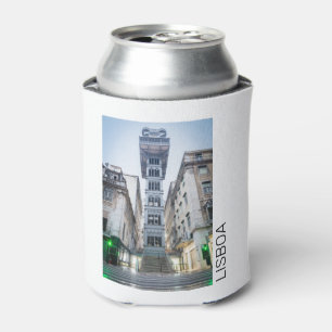 Lissabon in Portugal mit Retro-Aufzug-Souvenir Dosenkühler