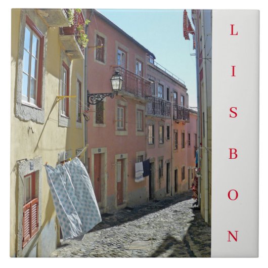 Lissabon - Keramik Alfama Fliese (Vorderseite)
