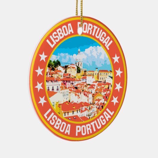 Lissabon Keramik Ornament (Rechts)