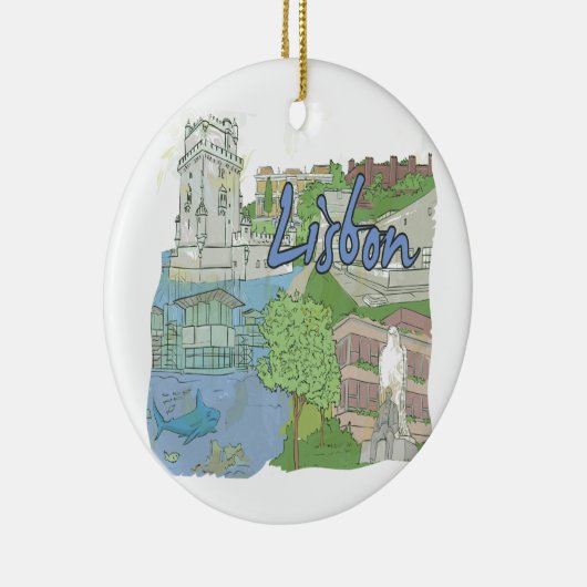 Lissabon Keramikornament (Rechts)