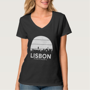 Lissabon Lissabon Skyline Portugiesischer Souvenir T-Shirt