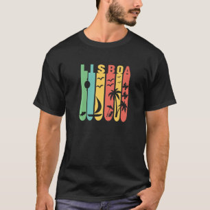 Lissabon Lissabon Straßenbahn Vintage T-Shirt
