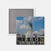 Lissabon Magnet (Vorderseite/Rückseite)