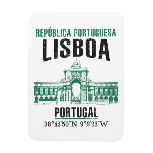 Lissabon Magnet (Vertikal)