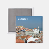 Lissabon Magnet (Vorderseite/Rückseite)